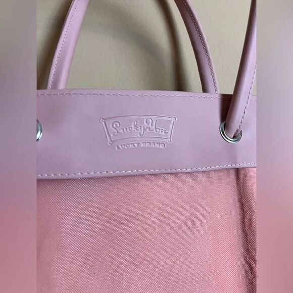 Lucky Brand Light Pink Mesh Front Mini Shoulder Bag - Picture 4 of 5